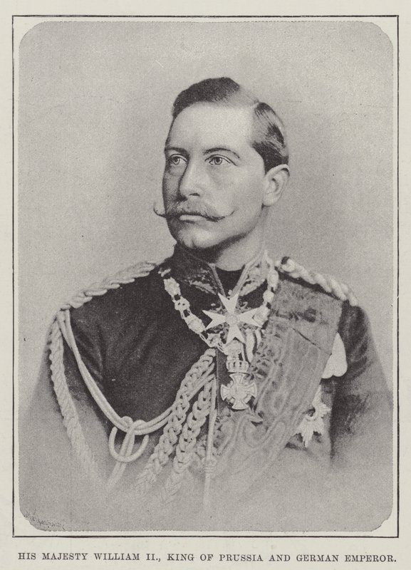 Jego Królewska Mość Wilhelm II, Król Prus i Cesarz Niemiecki autorstwa English Photographer