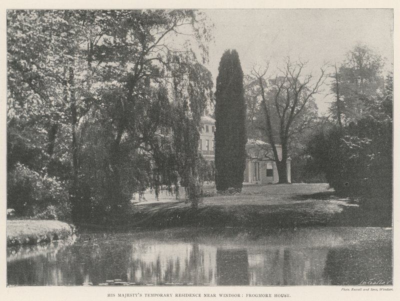 Tymczasowa rezydencja Jego Królewskiej Mości w pobliżu Windsor, Frogmore House autorstwa English Photographer