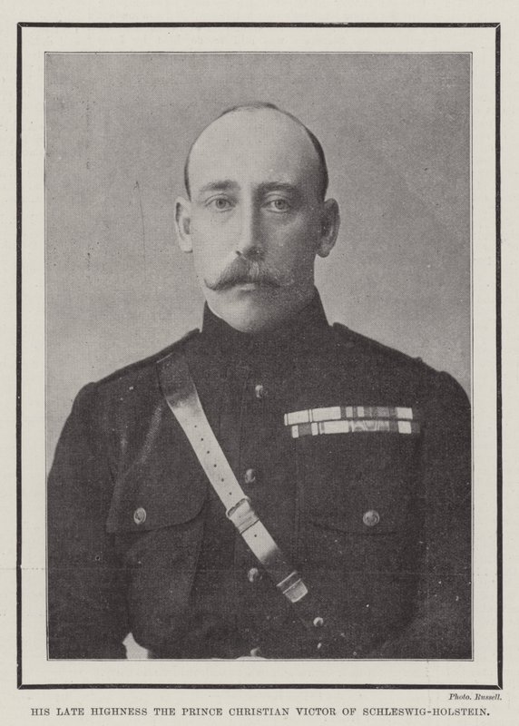 Jego zmarła Wysokość Książę Christian Victor Schleswig-Holstein autorstwa English Photographer