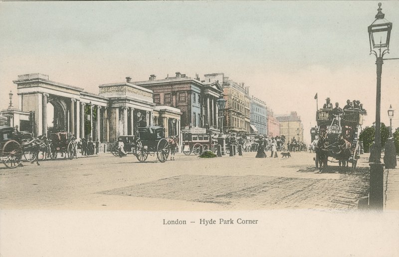 Hyde Park Corner, Londyn autorstwa English Photographer