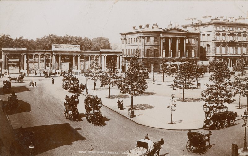 Hyde Park Corner, Londyn autorstwa English Photographer