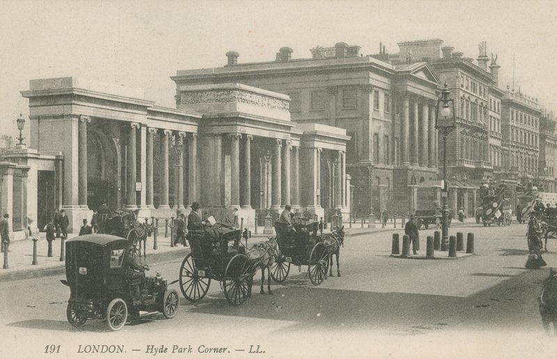 Hyde Park Corner, Londyn autorstwa English Photographer