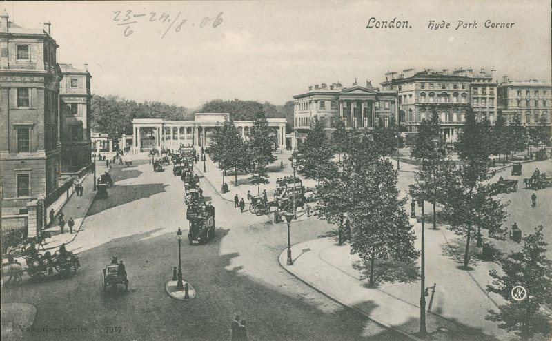 Hyde Park Corner, Londyn autorstwa English Photographer