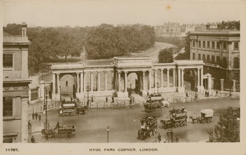 Hyde Park Corner, Londyn autorstwa English Photographer