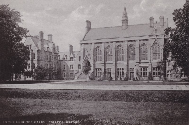 W Grounds Balliol College w Oksfordzie autorstwa English Photographer