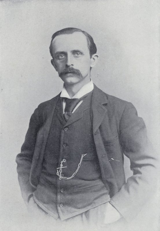 James M. Barrie (zdjęcie czarno-białe) autorstwa English Photographer