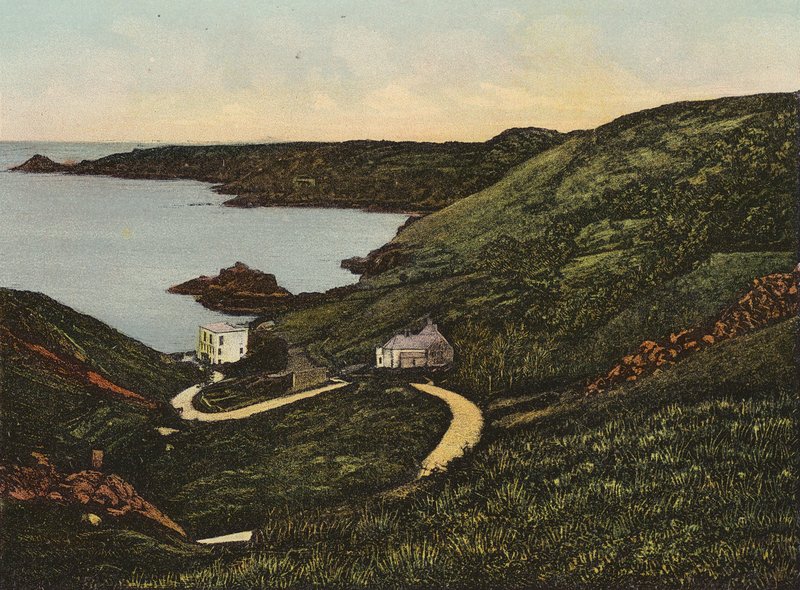 Jersey: Bouley Bay (kolorowe zdjęcie) autorstwa English Photographer