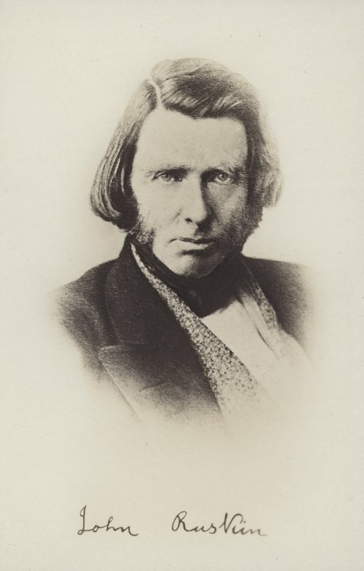 John Ruskin (1819-1900), angielski pisarz, krytyk sztuki, artysta i myśliciel społeczny autorstwa English Photographer