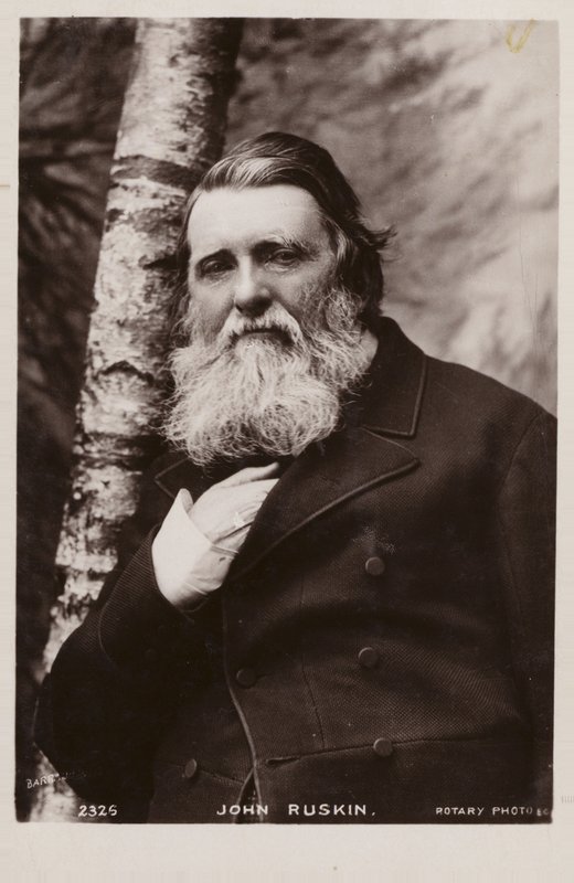 John Ruskin, angielski pisarz, krytyk sztuki, artysta i myśliciel społeczny autorstwa English Photographer