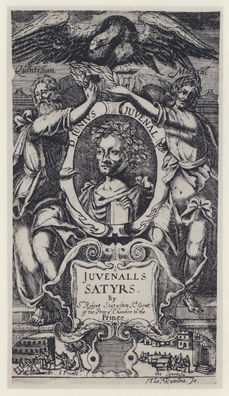 Juvenal, Satyrs, Tr Sir R Stapleton, H Moseley 1647 (zdjęcie czarno-białe) autorstwa English Photographer