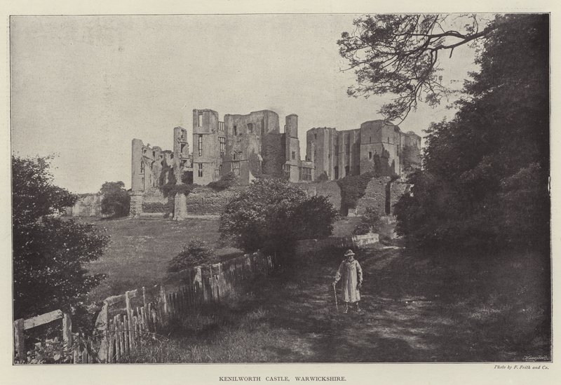 Zamek Kenilworth, Warwickshire autorstwa English Photographer