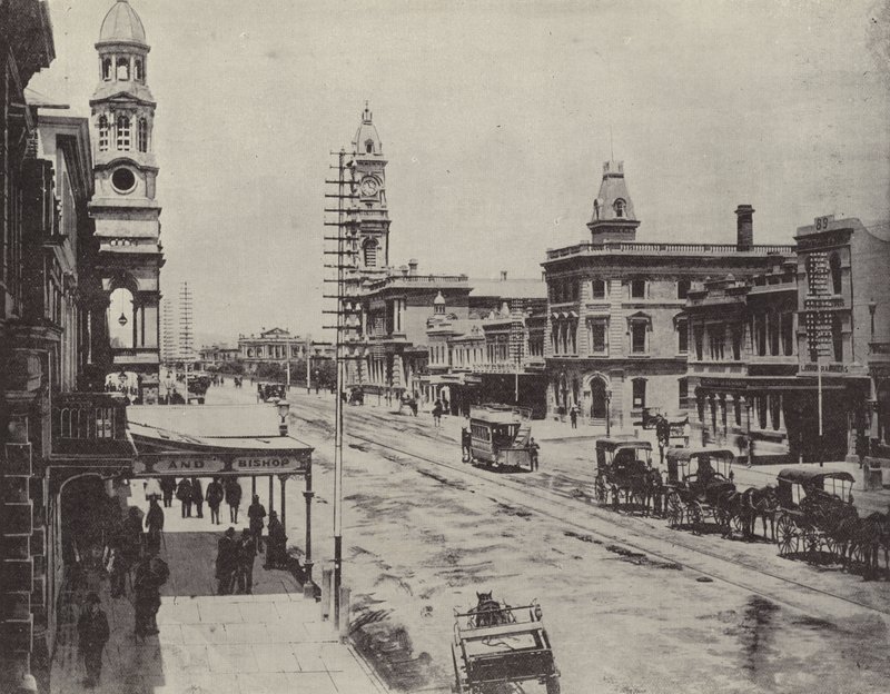 King William Street, Adelajda autorstwa English Photographer