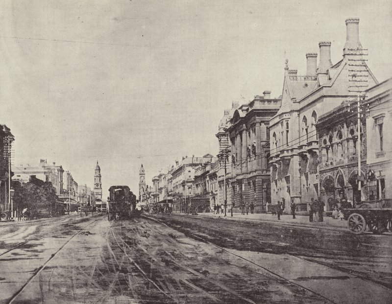 King William Street, Adelajda autorstwa English Photographer
