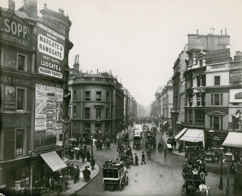 King William Street, Londyn autorstwa English Photographer