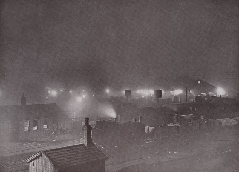Kings Cross Goods Yard w nocy autorstwa English Photographer