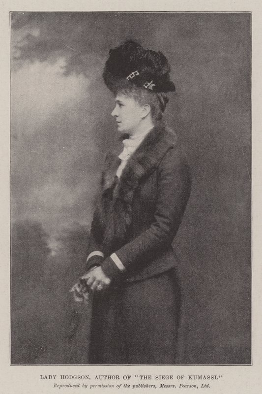 Lady Hodgson, autorka Oblężenia Kumassi autorstwa English Photographer