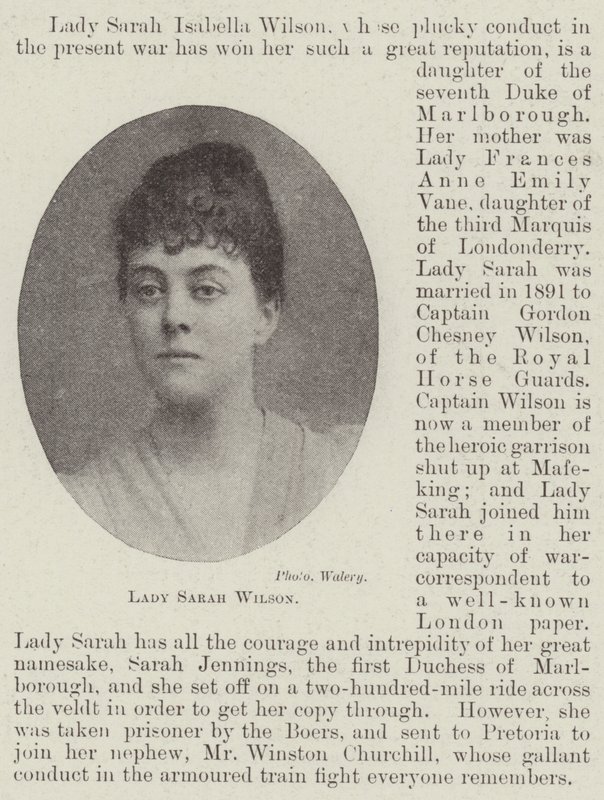 Lady Sarah Wilson autorstwa English Photographer
