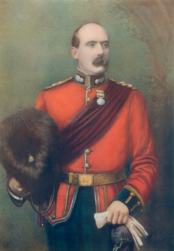 Podpułkownik A. W. Thorneycroft. Dowodzenie konną piechotą Thorneycrofta autorstwa English Photographer