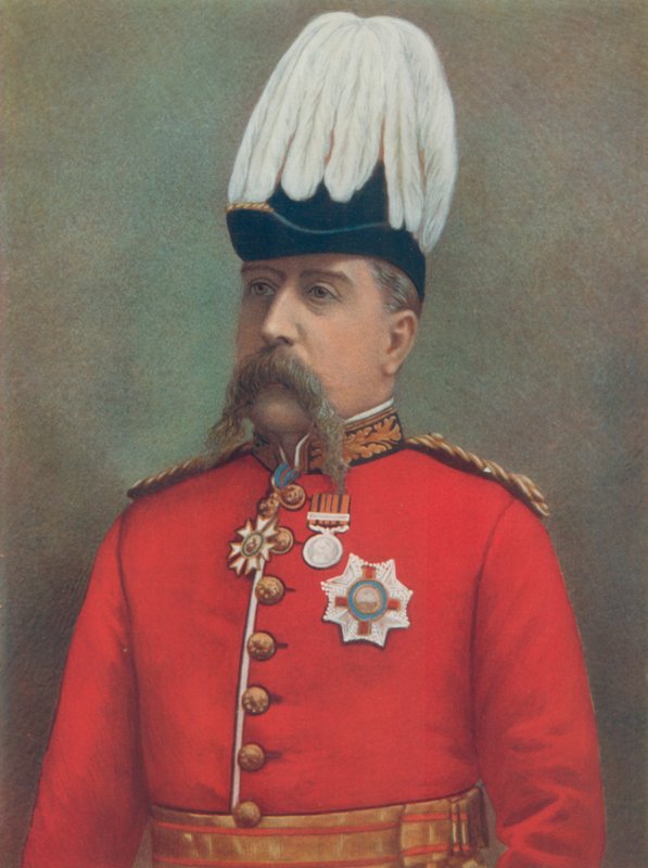 Generał porucznik Sir F. Carrington. Na służbie specjalnej w Afryce Południowej autorstwa English Photographer