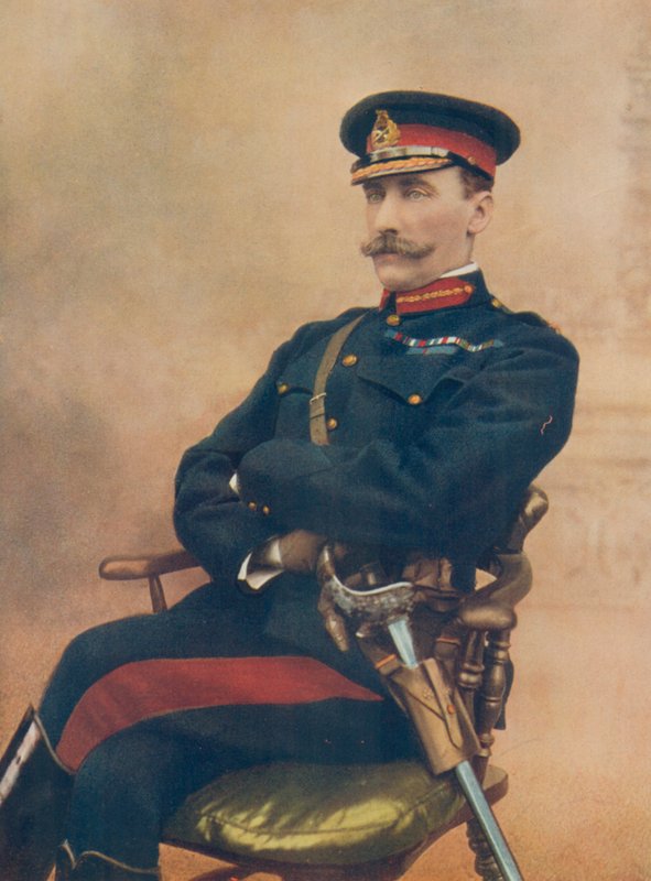 Generał porucznik Sir H. C. Chermside. Dowódca czternastej brygady w RPA autorstwa English Photographer