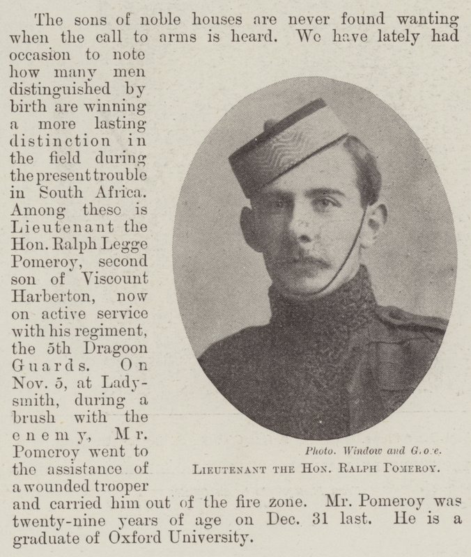 Porucznik Honorowy Ralph Pomeroy autorstwa English Photographer