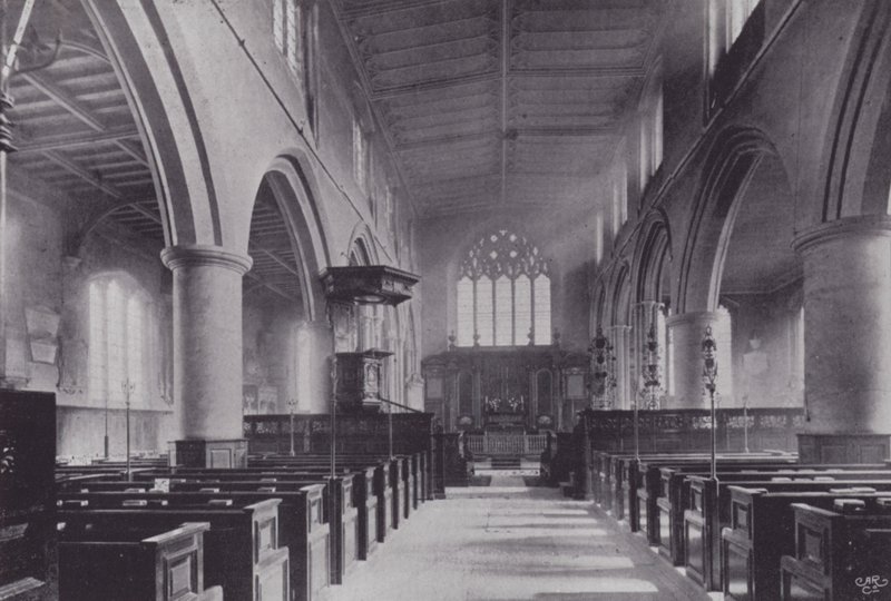 London City Churches: All Hallows, Barking (zdjęcie czarno-białe) autorstwa English Photographer