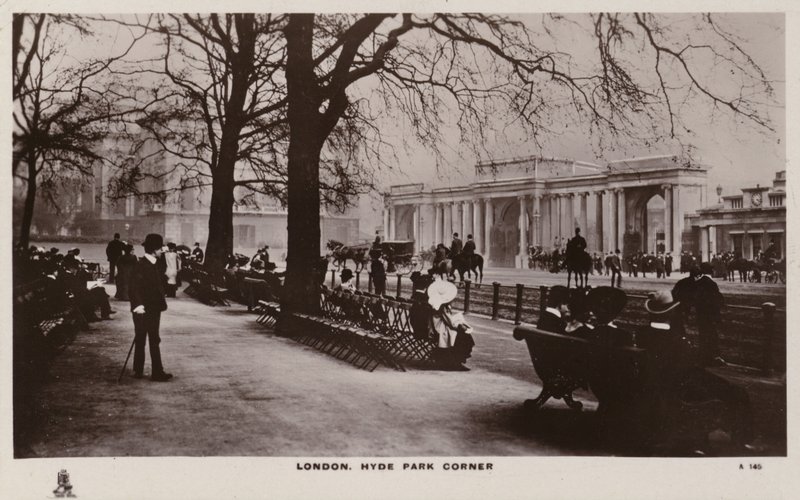 Londyn, Hyde Park Corner autorstwa English Photographer