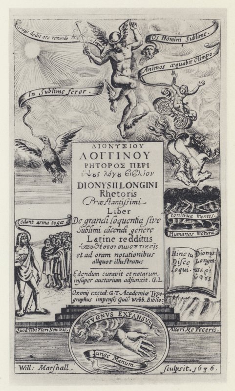 Longinus, GT jak G Webb, Oxford 1636 (zdjęcie czarno-białe) autorstwa English Photographer