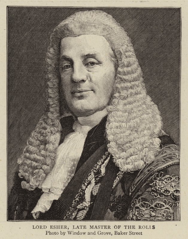 Lord Esher, Późny Mistrz Rolls autorstwa English Photographer