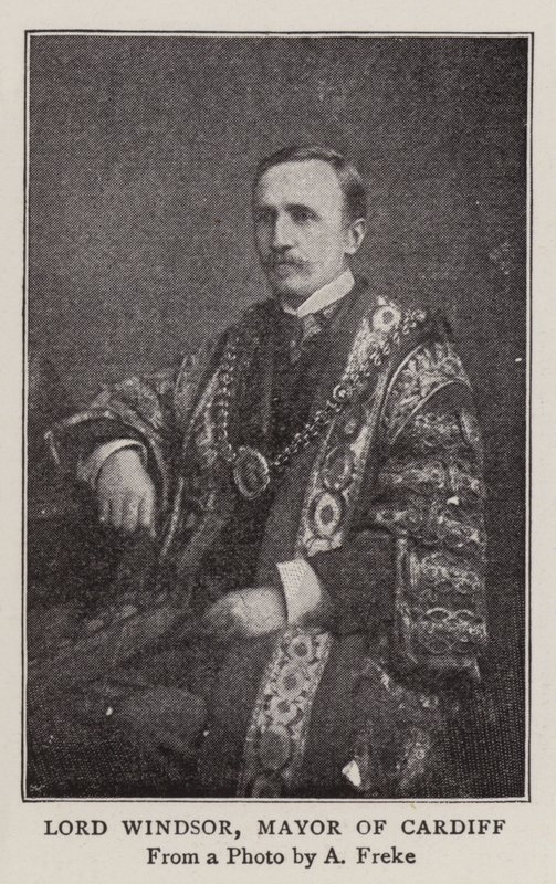 Lord Windsor, burmistrz Cardiff autorstwa English Photographer