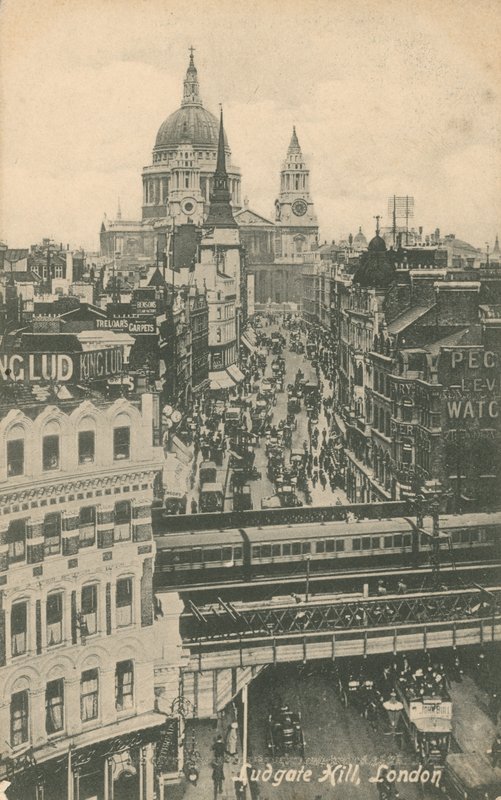Ludgate Hill, Londyn autorstwa English Photographer