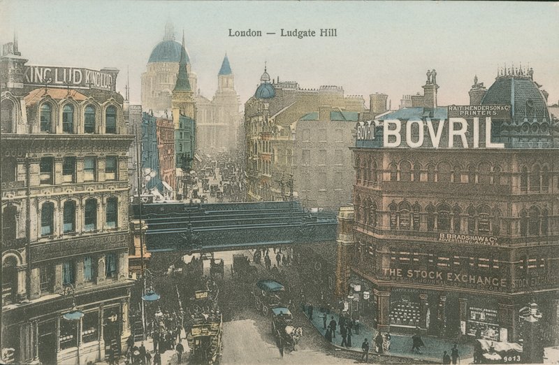 Ludgate Hill, Londyn autorstwa English Photographer