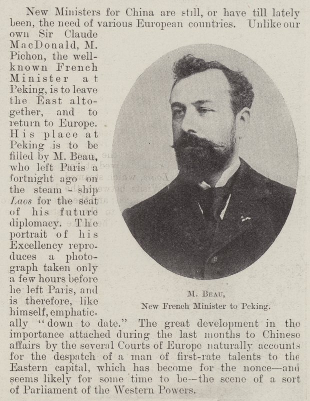 M Beau, nowy francuski minister w Pekinie autorstwa English Photographer