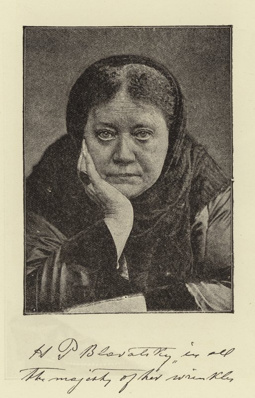 Madame Blavatsky autorstwa English Photographer