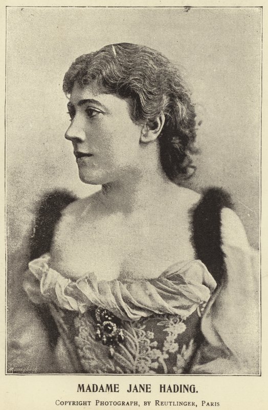 Madame Jane Hading autorstwa English Photographer
