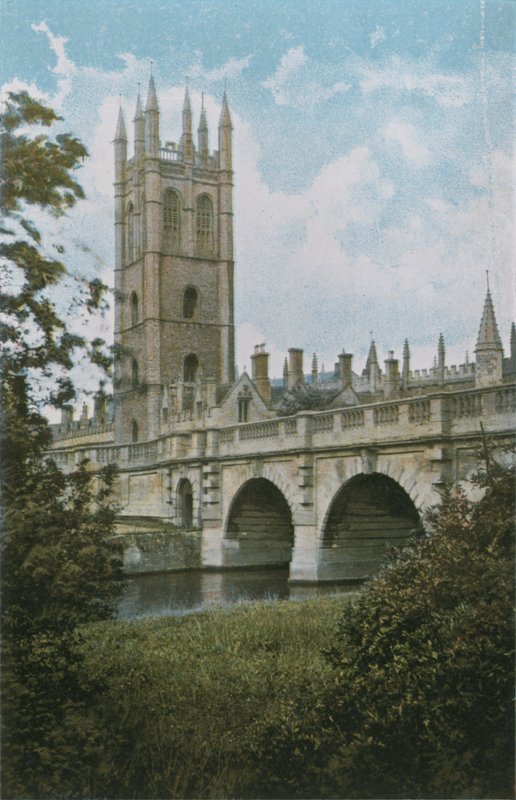 Magdalen College i Bridge autorstwa English Photographer