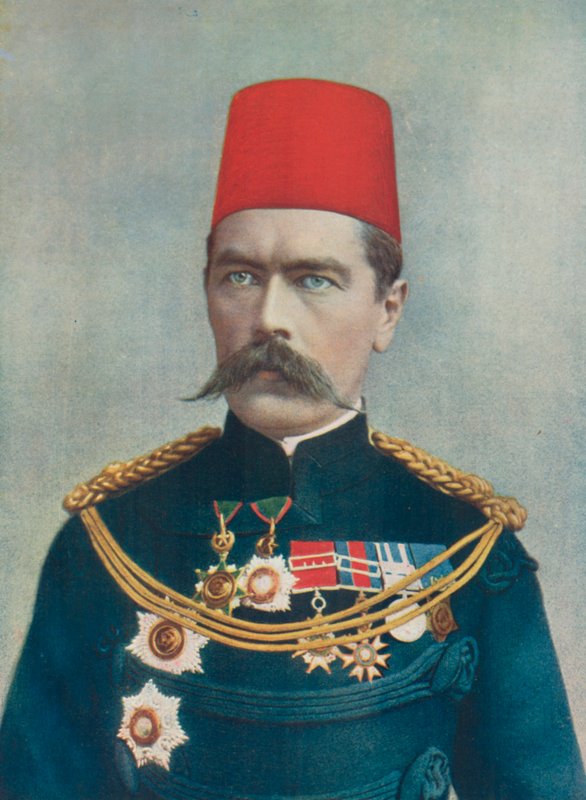 Generał dywizji Lord Kitchener z Chartumu. Szef sztabu południowoafrykańskich sił polowych. autorstwa English Photographer