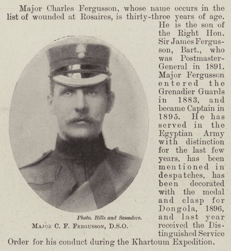 Major CF Fergusson, DSO autorstwa English Photographer