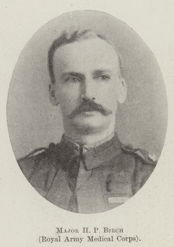 Major HP Birch, Royal Army Medical Corps autorstwa English Photographer