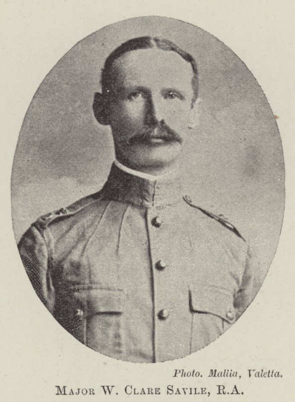 Major W Clare Savile, RA autorstwa English Photographer