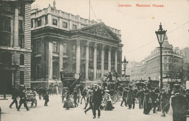 Mansion House, Londyn autorstwa English Photographer