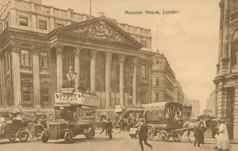 Mansion House, Londyn autorstwa English Photographer