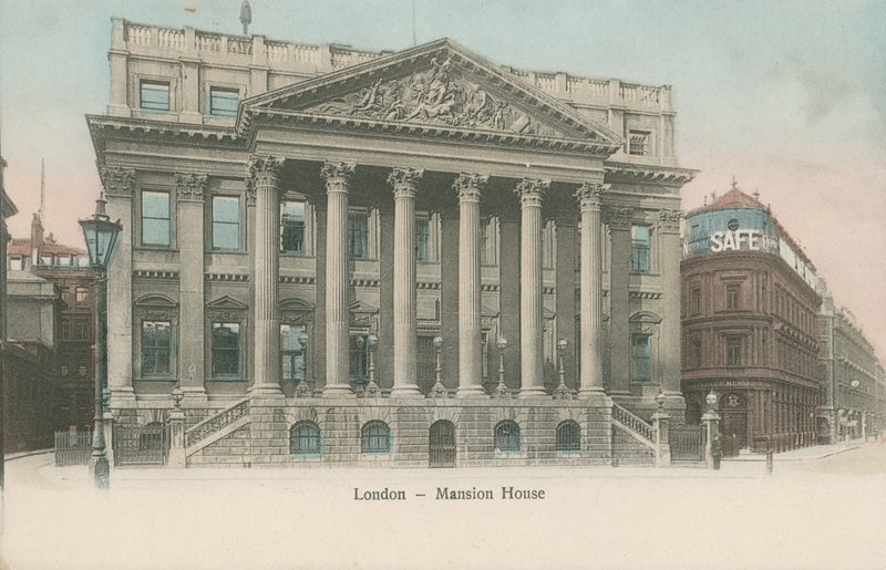 Mansion House, Londyn autorstwa English Photographer