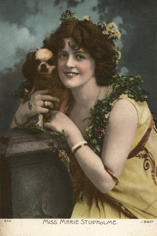 Marie Studholme (kolorowe zdjęcie) autorstwa English Photographer