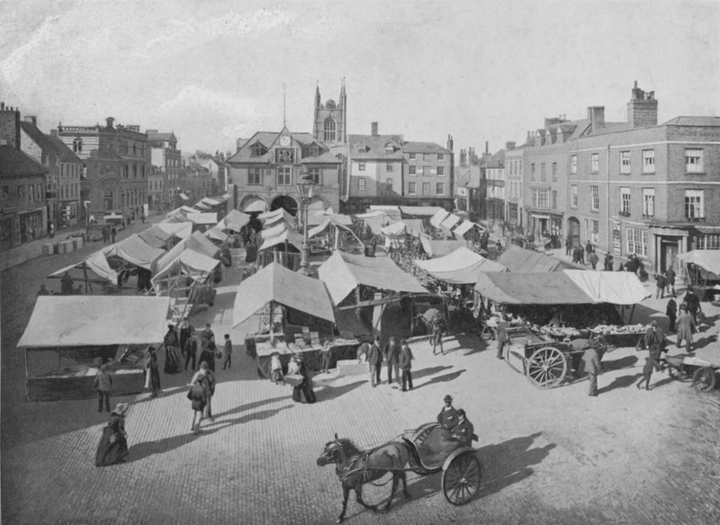 Rynek, Peterborough autorstwa English Photographer