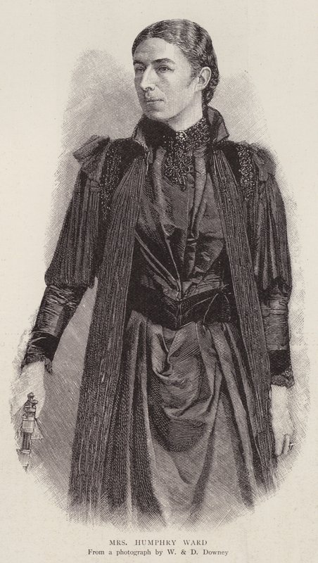 Mary Augusta Ward, angielska powieściopisarka (lito) autorstwa English Photographer