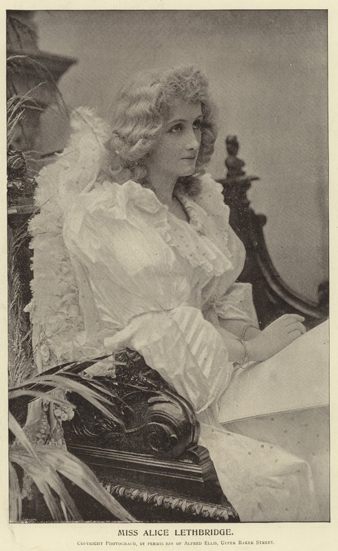 panna Alice Lethbridge autorstwa English Photographer