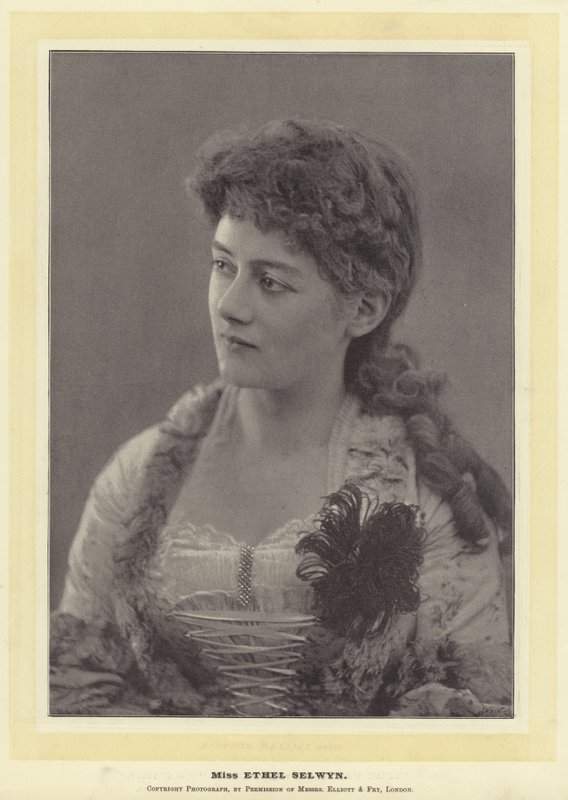 Panna Ethel Selwyn autorstwa English Photographer