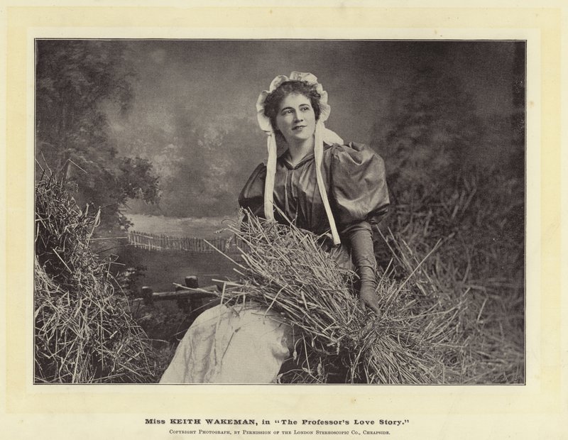 Panna Keith Wakeman, w „The Professors Love Story” autorstwa English Photographer