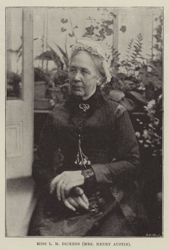 Panna L M Dickens (Pani Henry Austin) autorstwa English Photographer